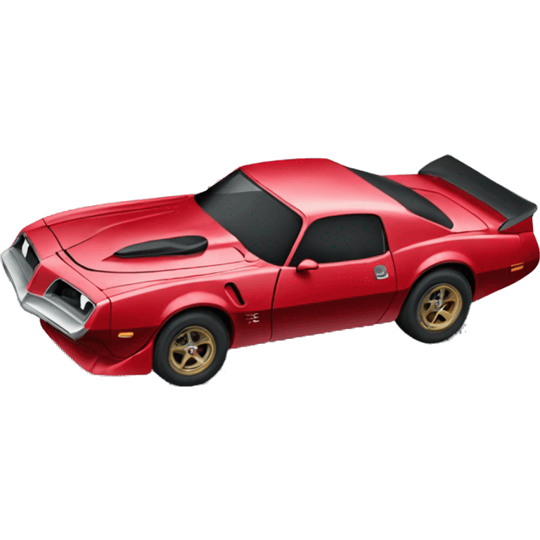 red trans Am car emoji