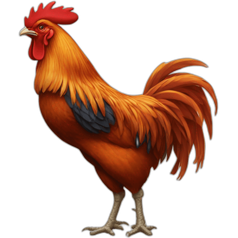 rooster crowing emoji