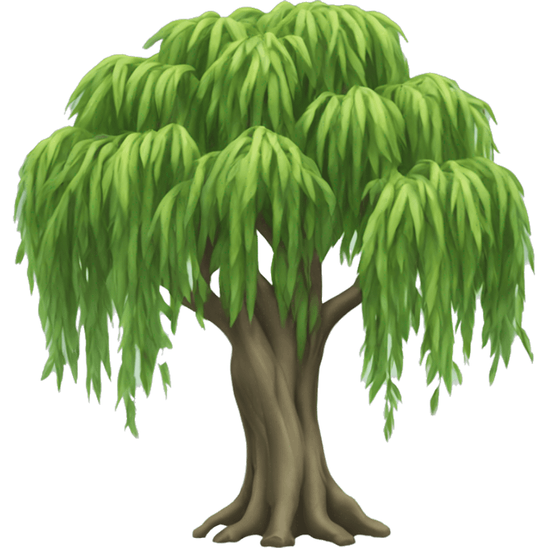 weeping willow tree emoji