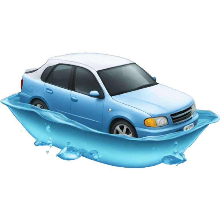 Car on water emoji