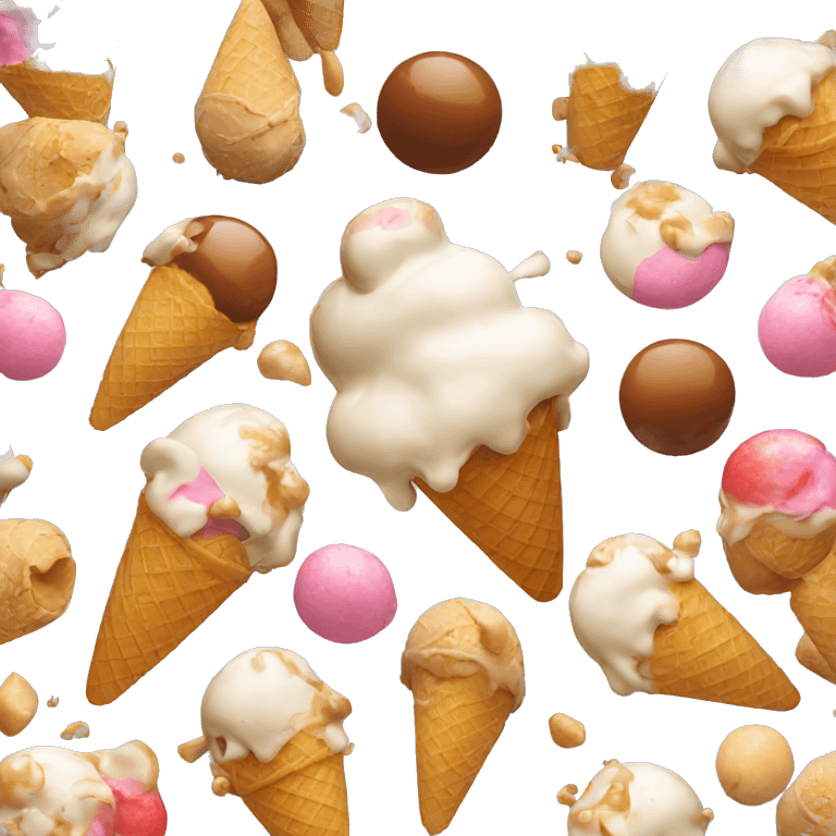 ice cream explosion emoji