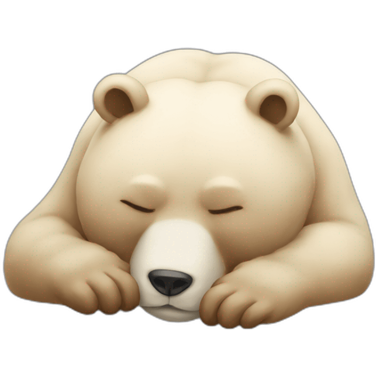 Un ours qui dort emoji