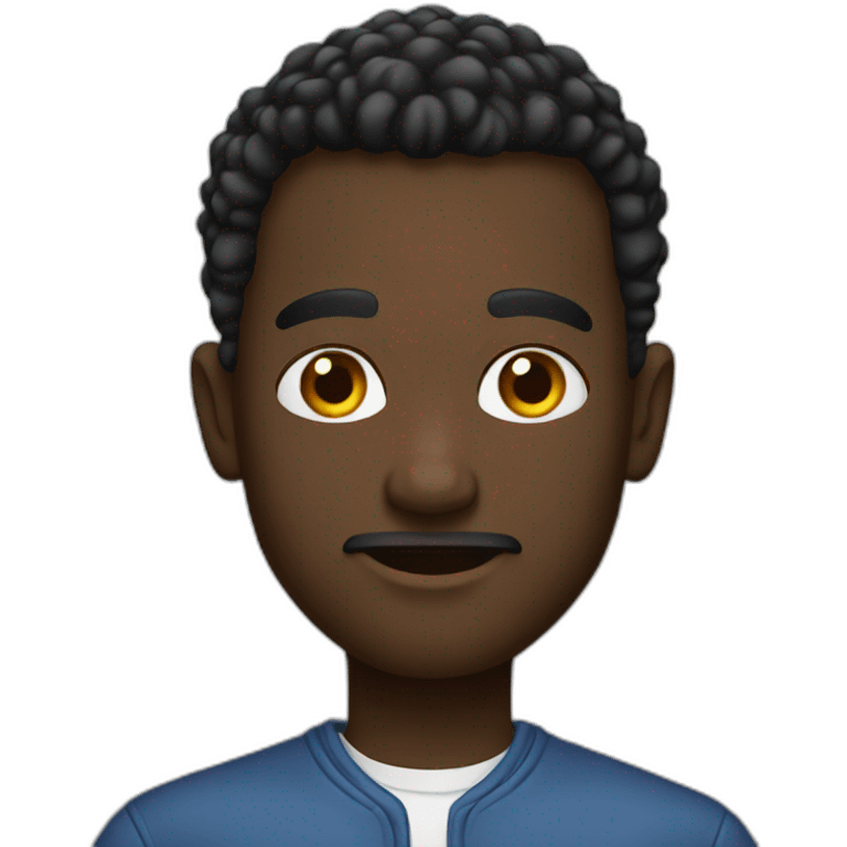 Black m emoji