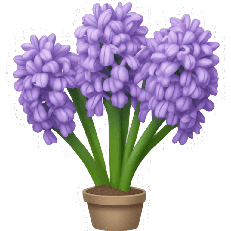 light purple hyacinth emoji