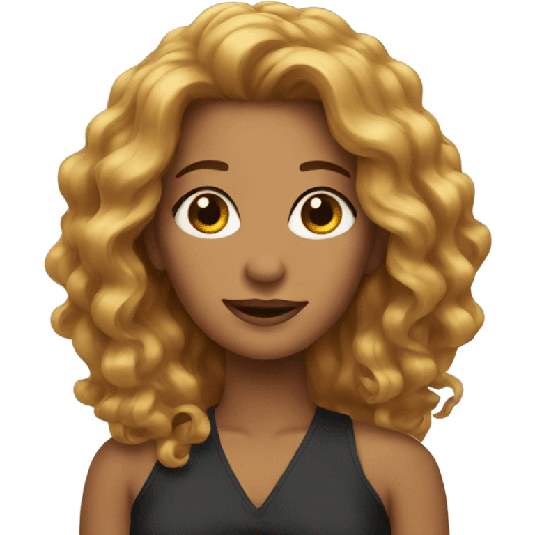 woman with beautiful hair emoji