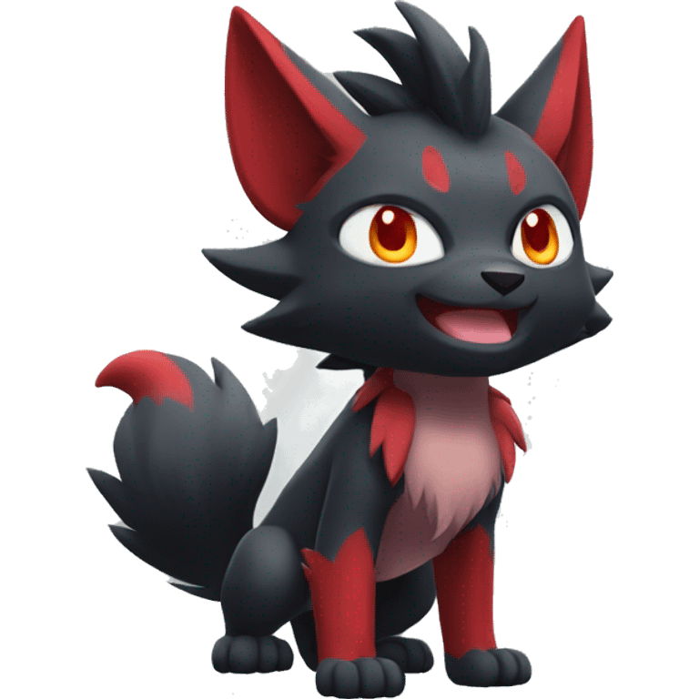 Litten-Zoroark full body emoji