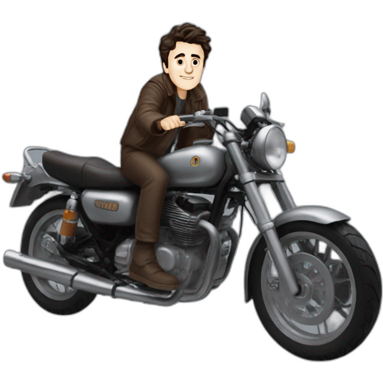 Daniel Radcliff on a moto emoji