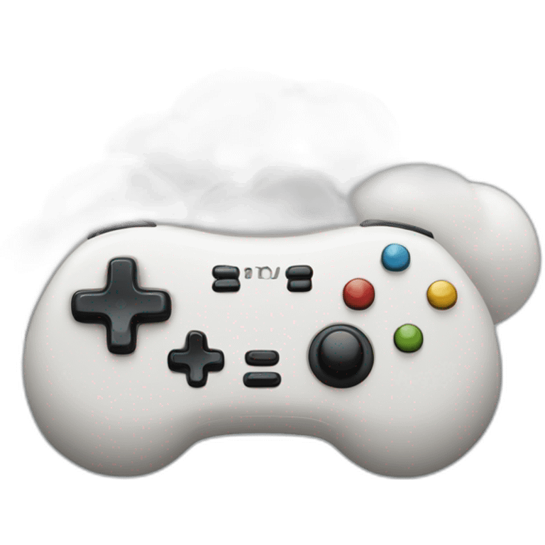 Manette en forme de nuage emoji