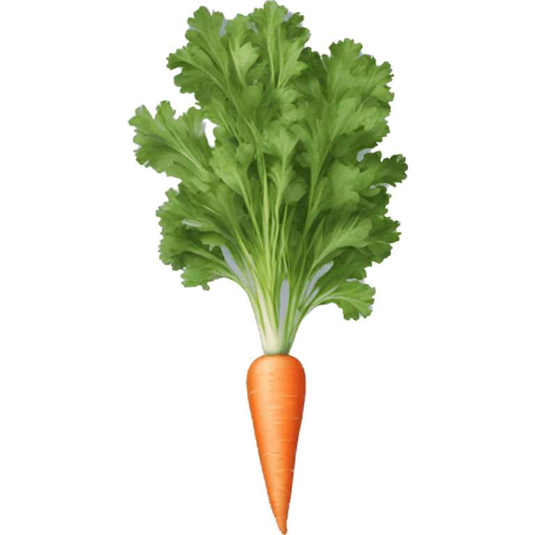 A blue carrot emoji