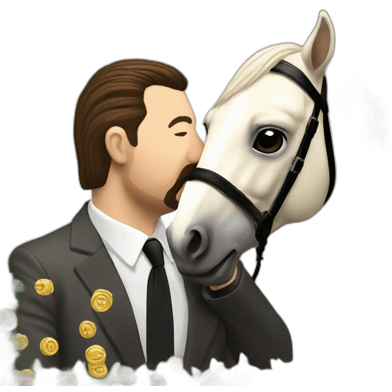 David Brent Kissing a Horse emoji