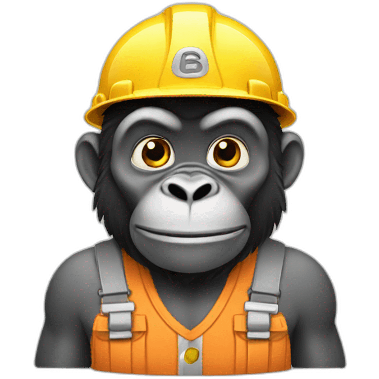 builder gorilla emoji