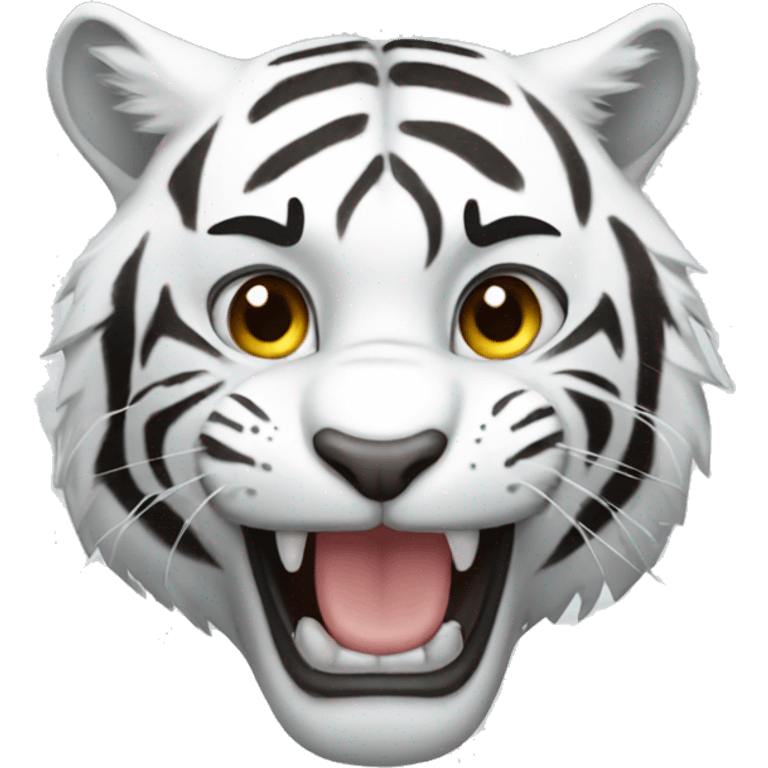 White tiger emoji