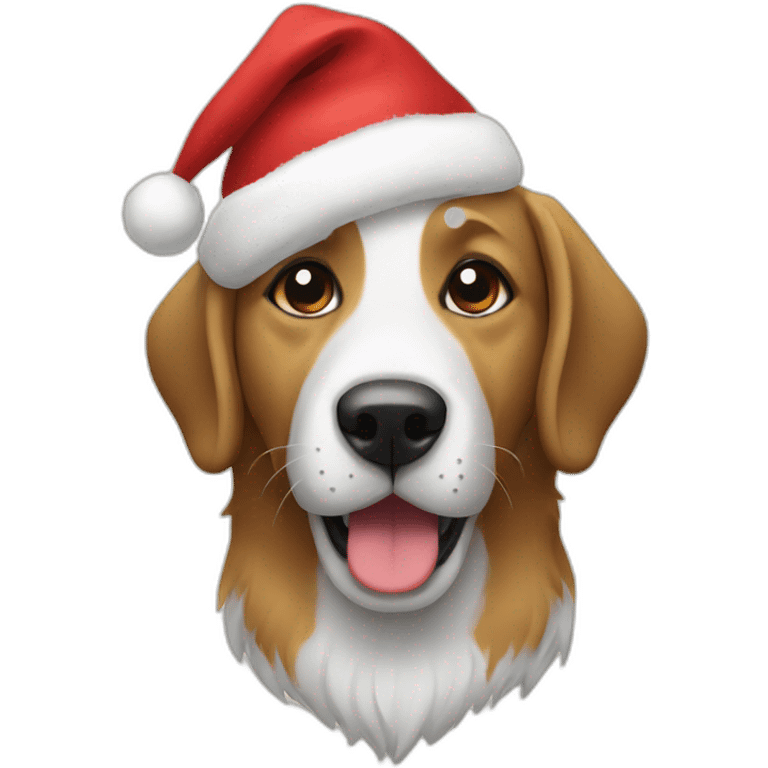 dog christmas emoji