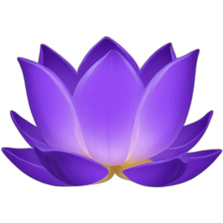 purple lotus flower emoji