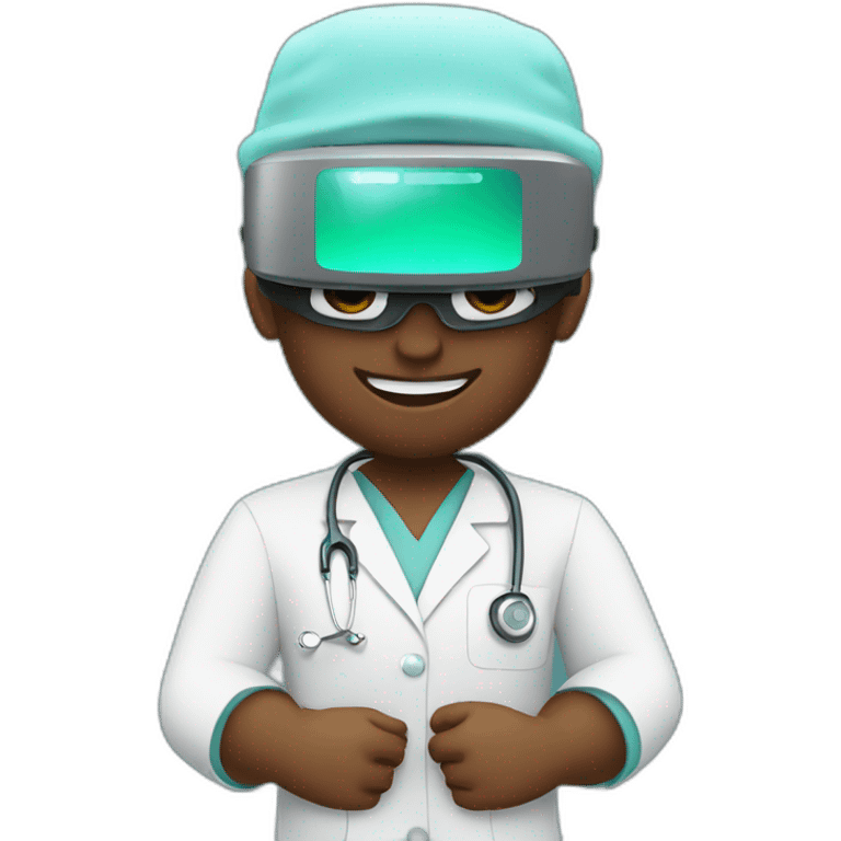 Surgeon-with-virtual-reality-display emoji