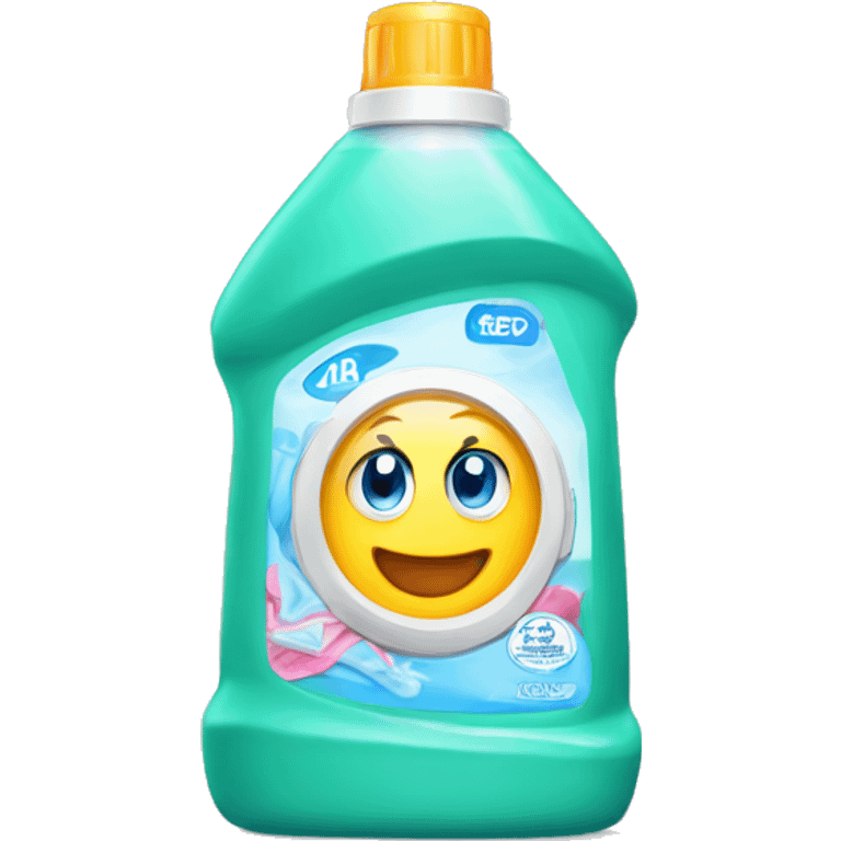 a bottle of laundry detergent, in the style of IOS emoji emoji