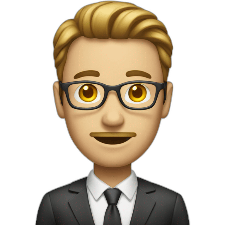 finance-man-in-bank emoji