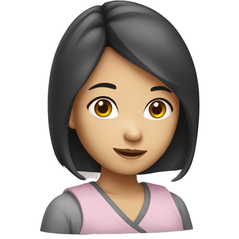 Asian girl emoji