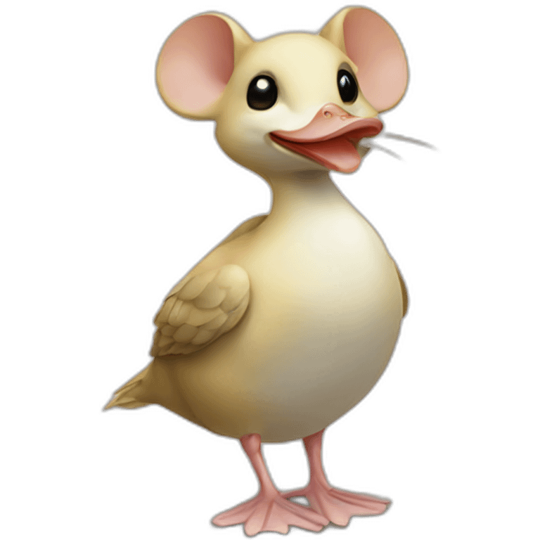 mouse of duck emoji