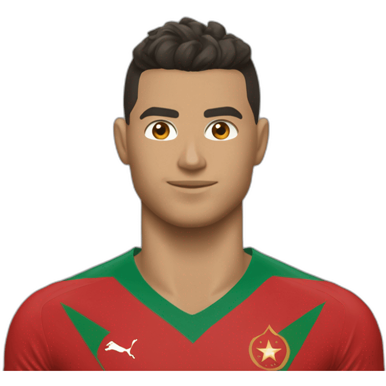 ronaldo maillot maroc emoji