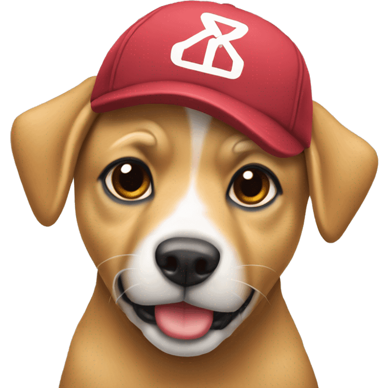 Perrito con gorra  emoji