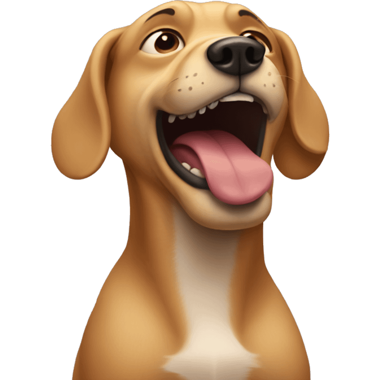 dog singing bad habit  emoji