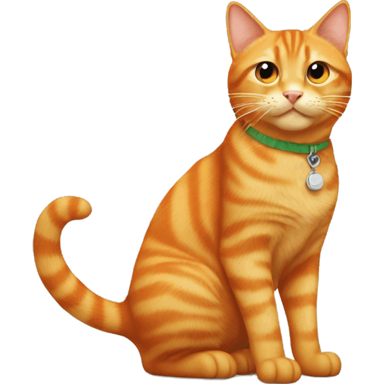 Orange tabby cat  being cool emoji