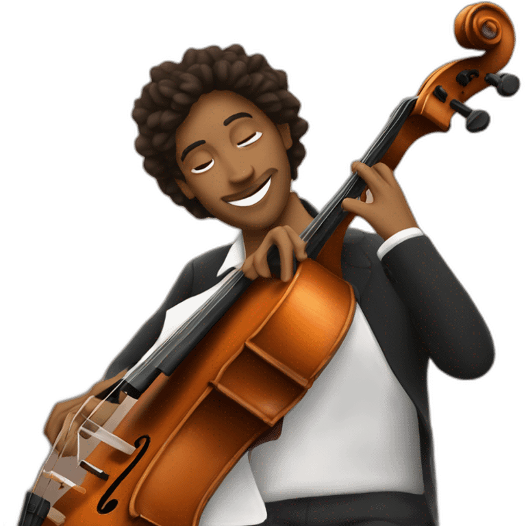 Cello player emoji