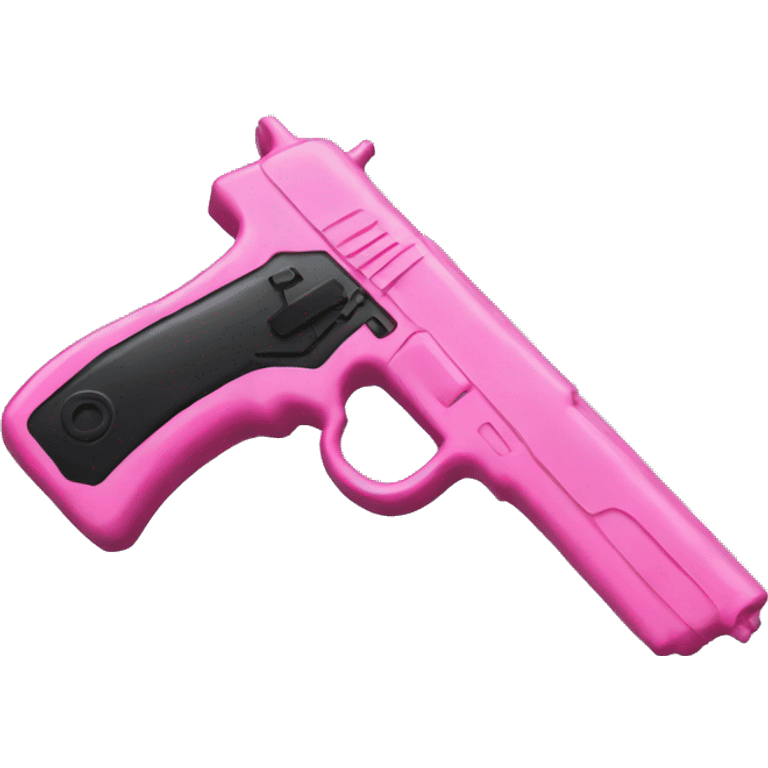 Pink gun emoji