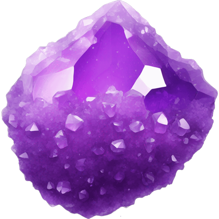 Purple crystal-geode emoji