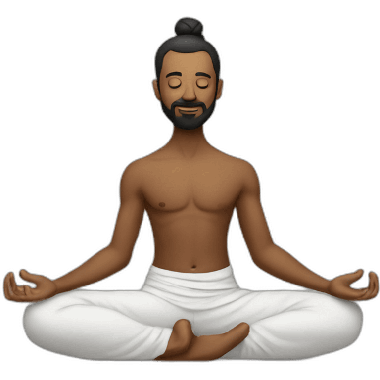 Shav aasan yoga emoji