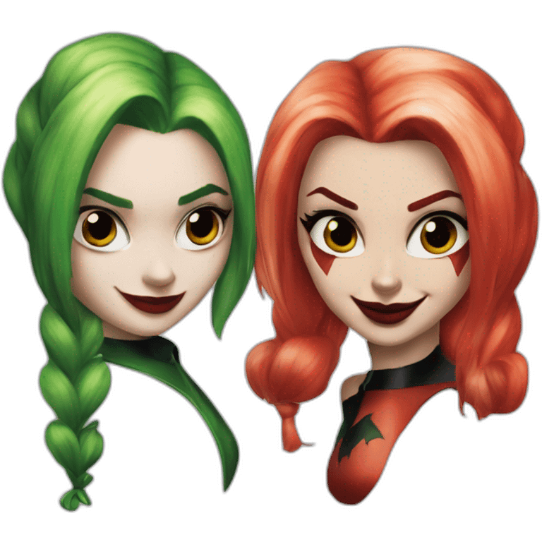 Harley Quinn et ivy emoji