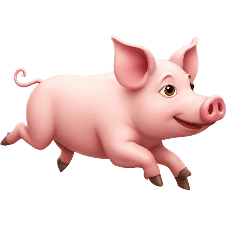 pig flying emoji