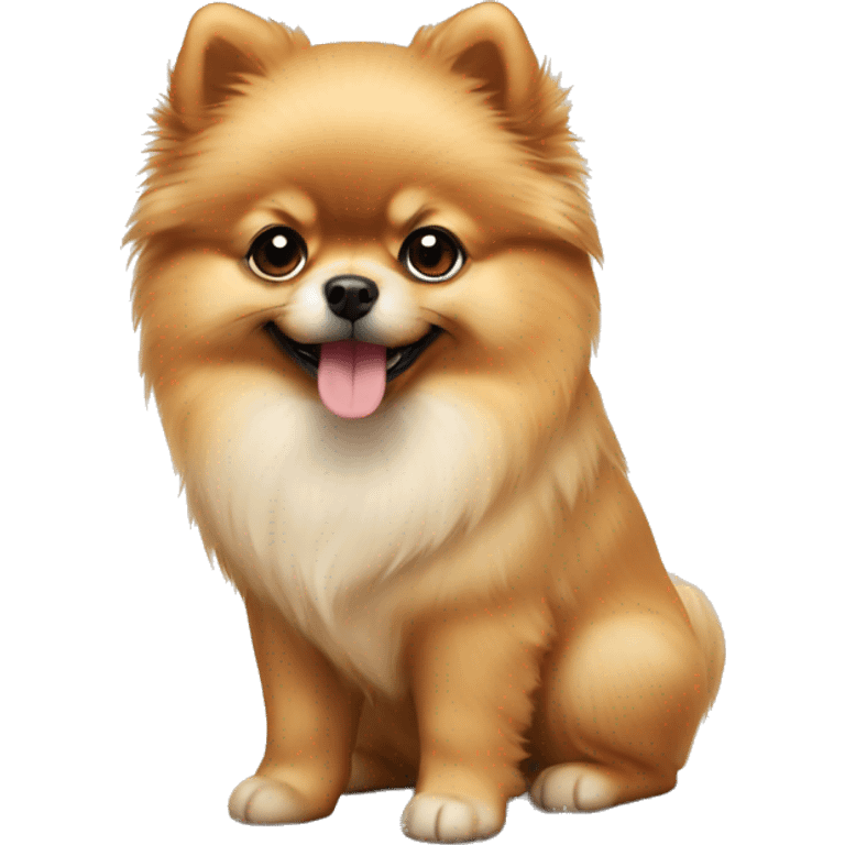 Pomeranian puppy emoji