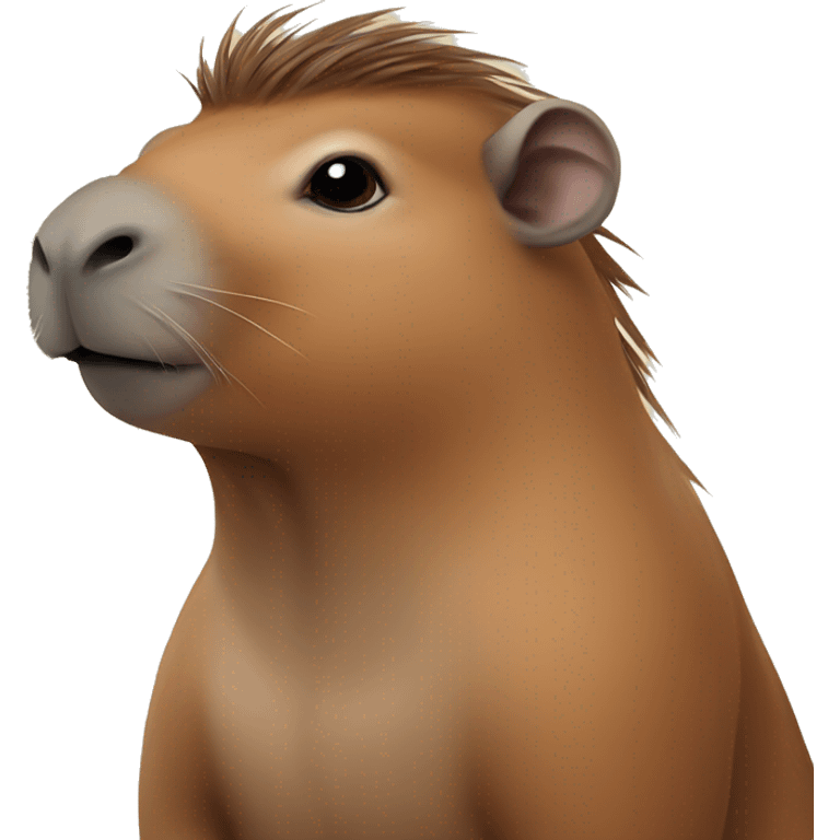 Capibara with a boww emoji