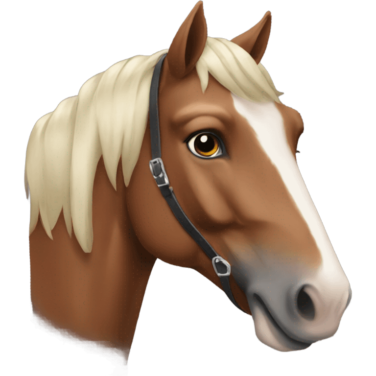 Horse handsome  emoji