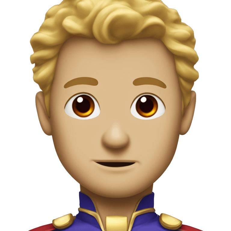 super homelander from "the boys" series with red eyes  emoji