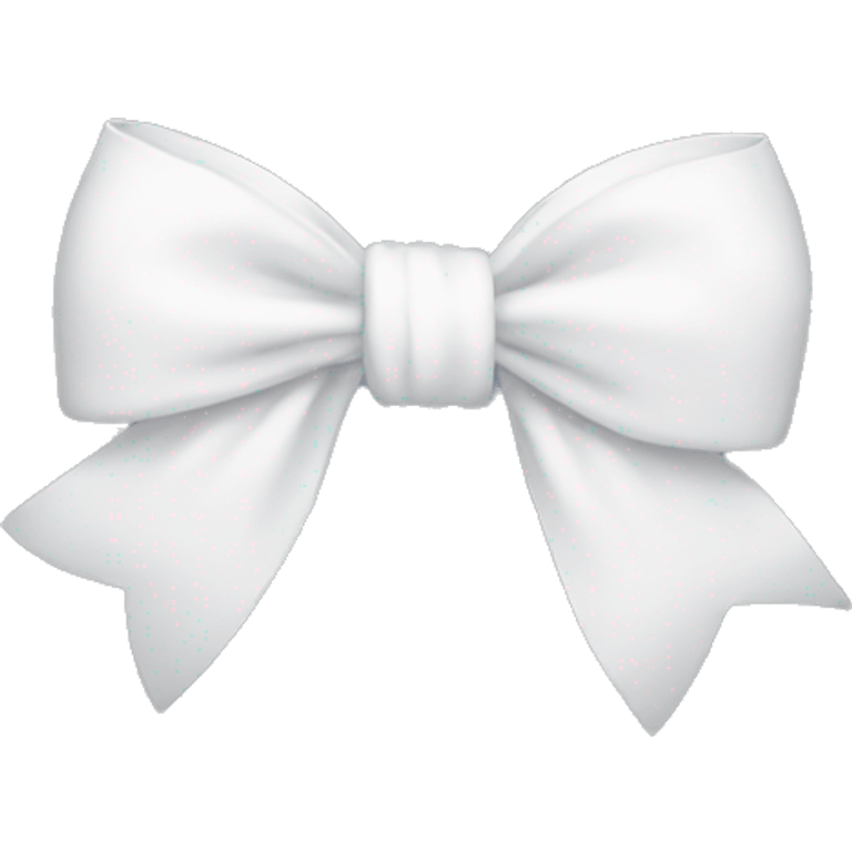 White bow emoji