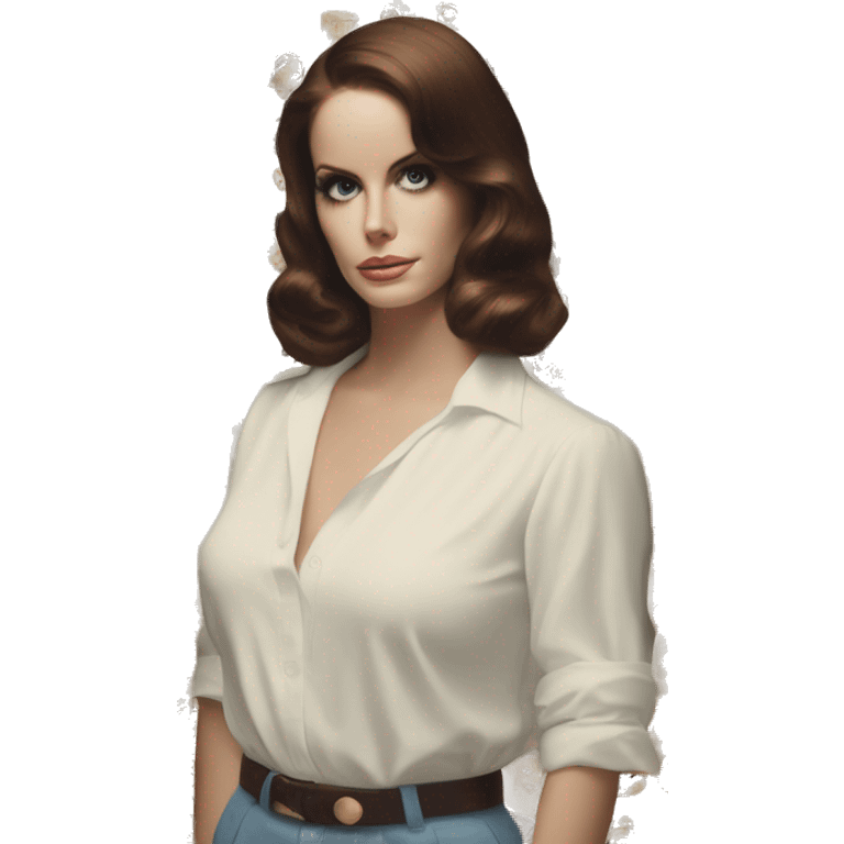 Lana Del Rey's 'Norman F****** Rockwell!' album cover emoji