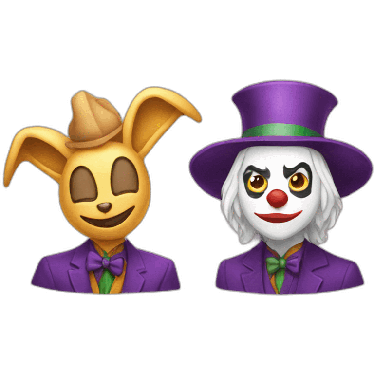 Joker with a lapunny emoji