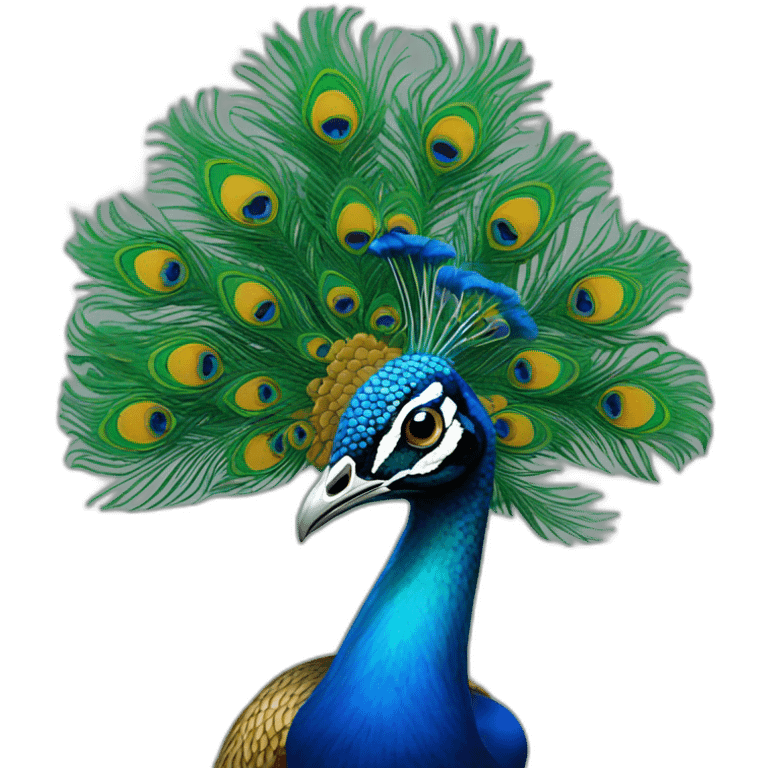 A coding peacock emoji