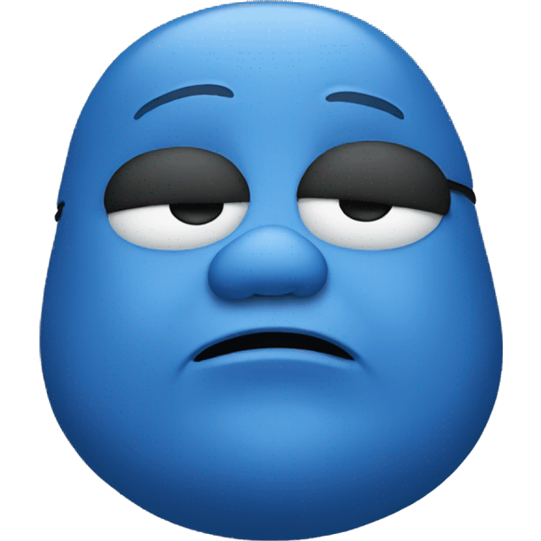 fat blue person emoji