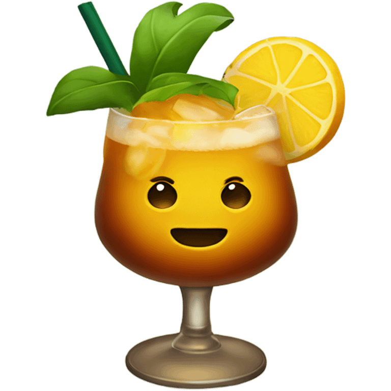 Sharing Mai Tais  emoji