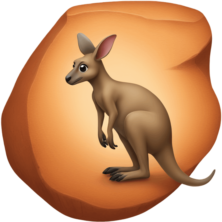 Uluru kangaroo emoji