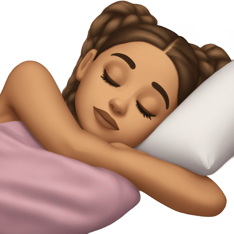 Ariana Grande sleeping emoji