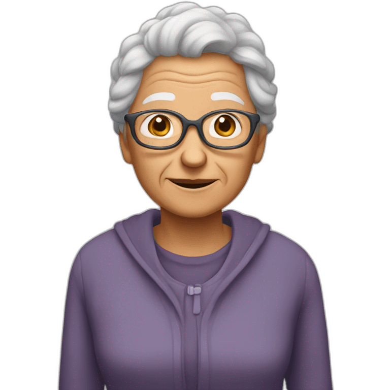 old grandmother and grandfather emoji