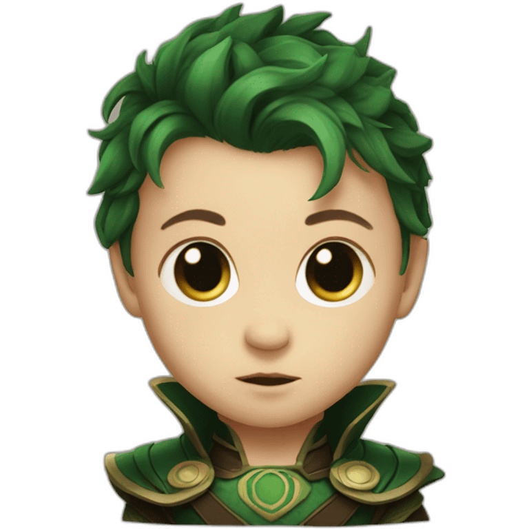 baby Loki with big head emoji