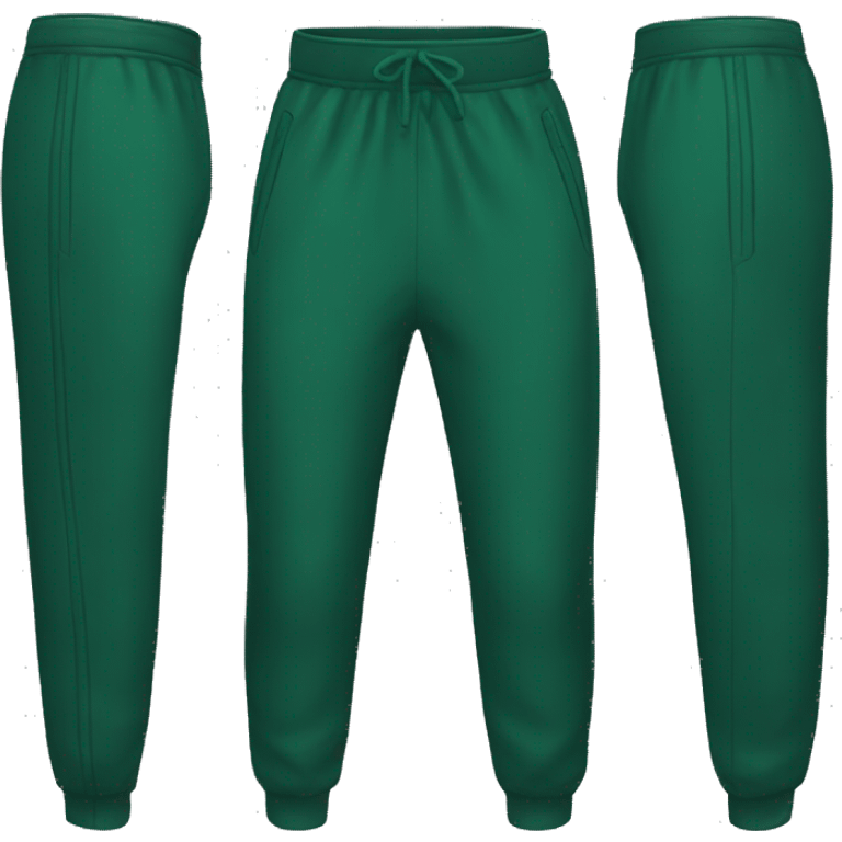 DARK GREEN Jogging Pants emoji