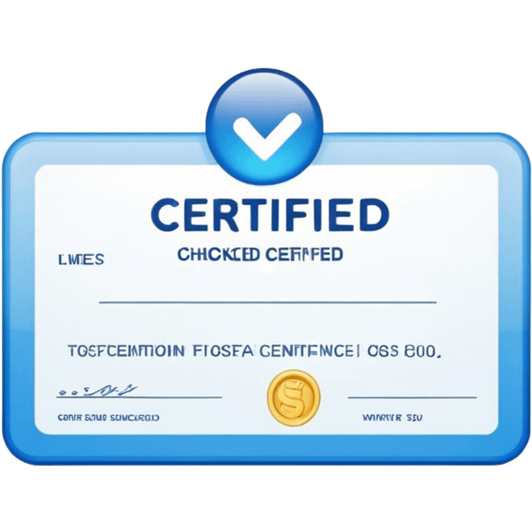 certified check emoji