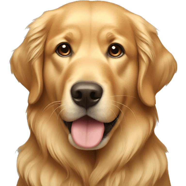 golden retriever male emoji